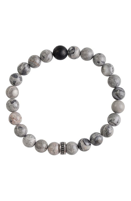 Geoffrey Beene Semiprecious Stone Beaded Stretch Bracelet