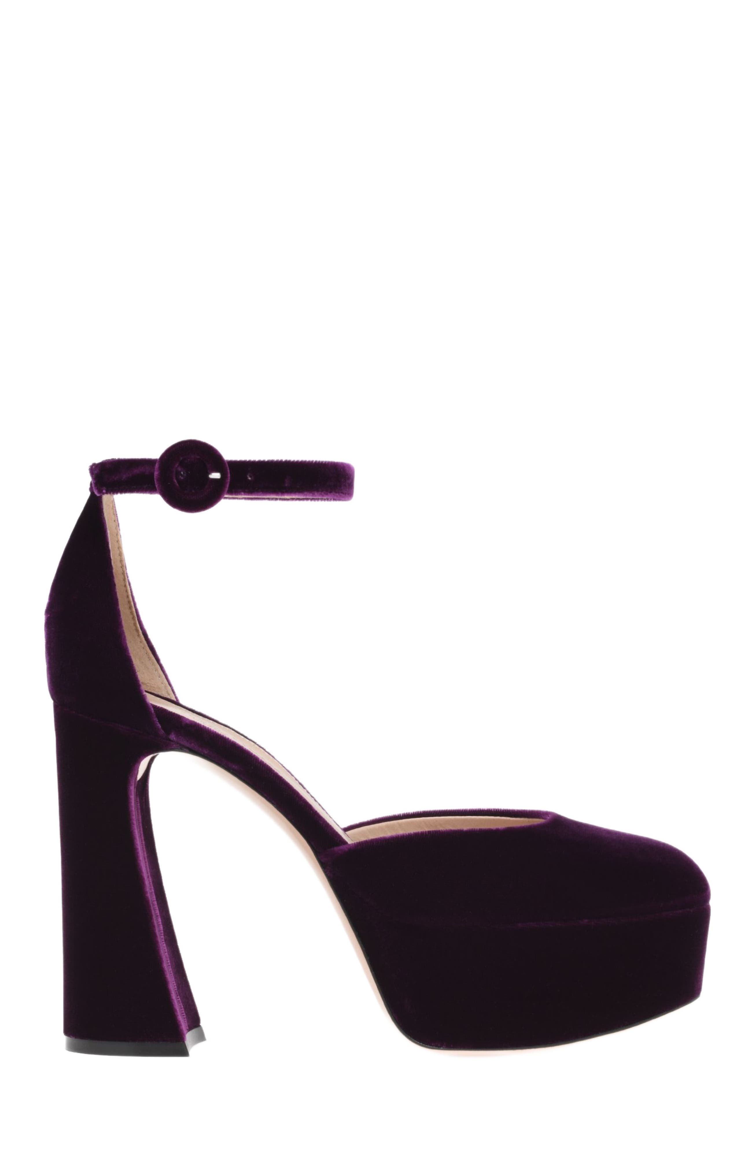 Holly D'Orsay Slingback, Main, color, PURPLE