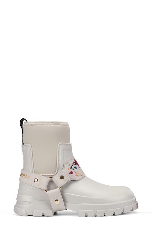 Karl Lagerfeld Paris Ranelle Rain Boot In Neutral