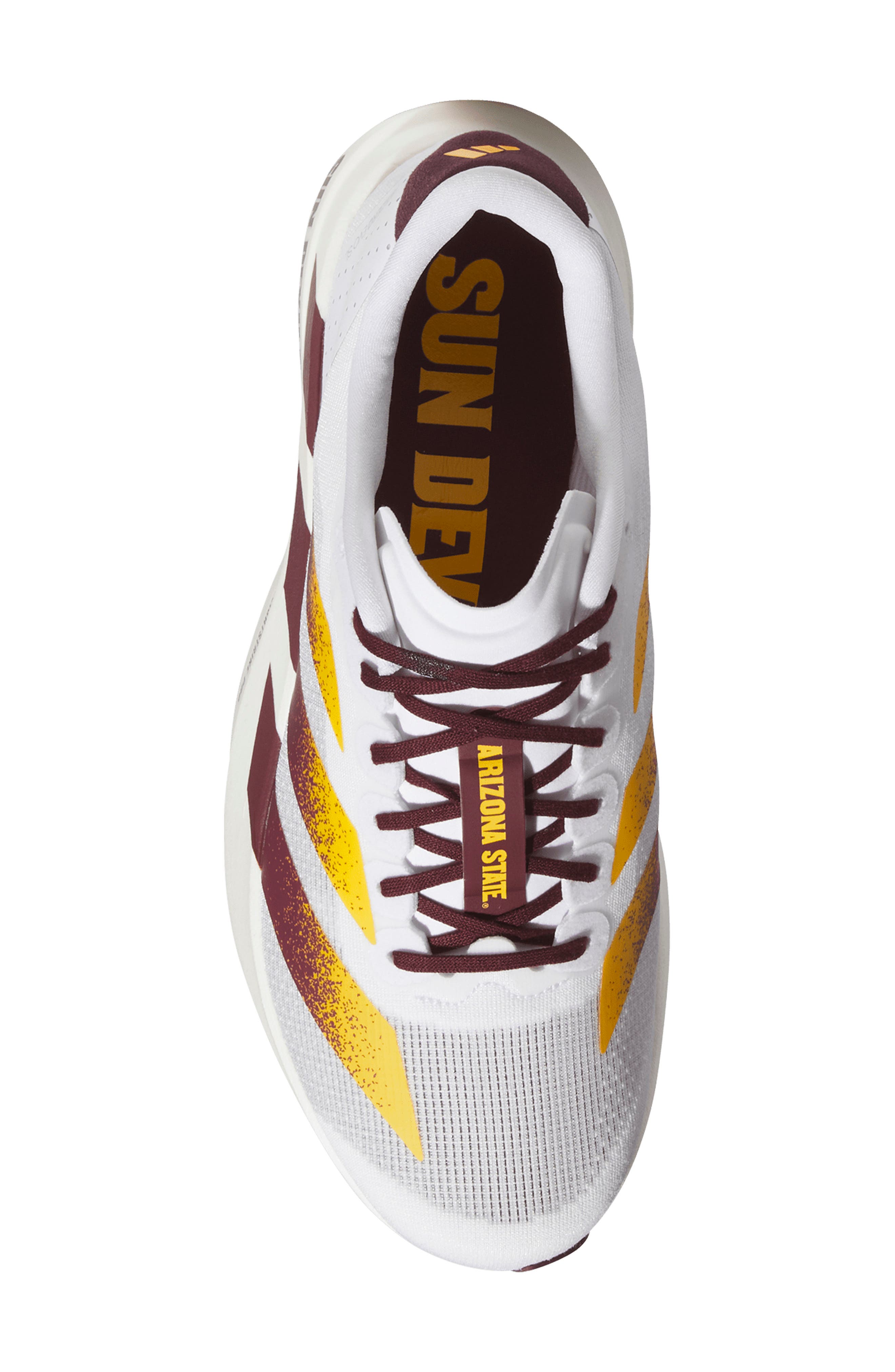 Adizero Evo SL Running Shoe, Alternate, color, WHITE