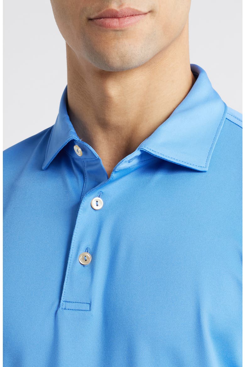 Crown Sport Summer Comfort Solid Performance Jersey Polo, Alternate, color, BLUE SEA