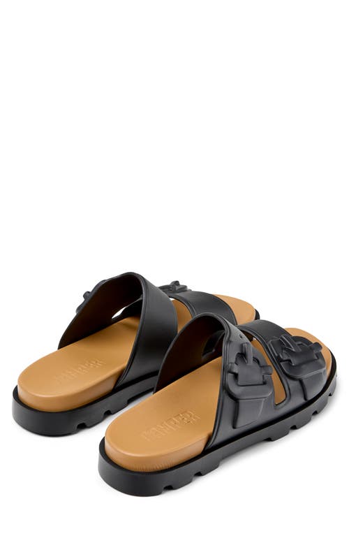 Camper Brutus Slide Sandal In Black
