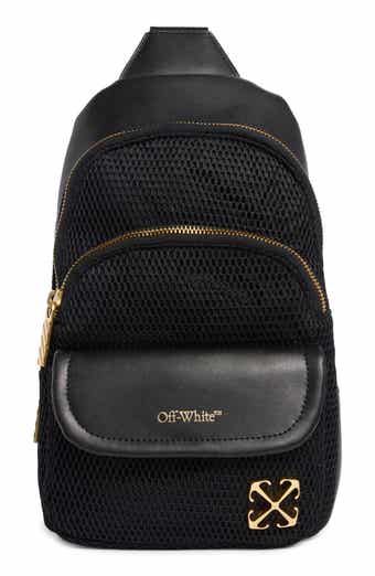Off-White Mixed Media Sling Bag