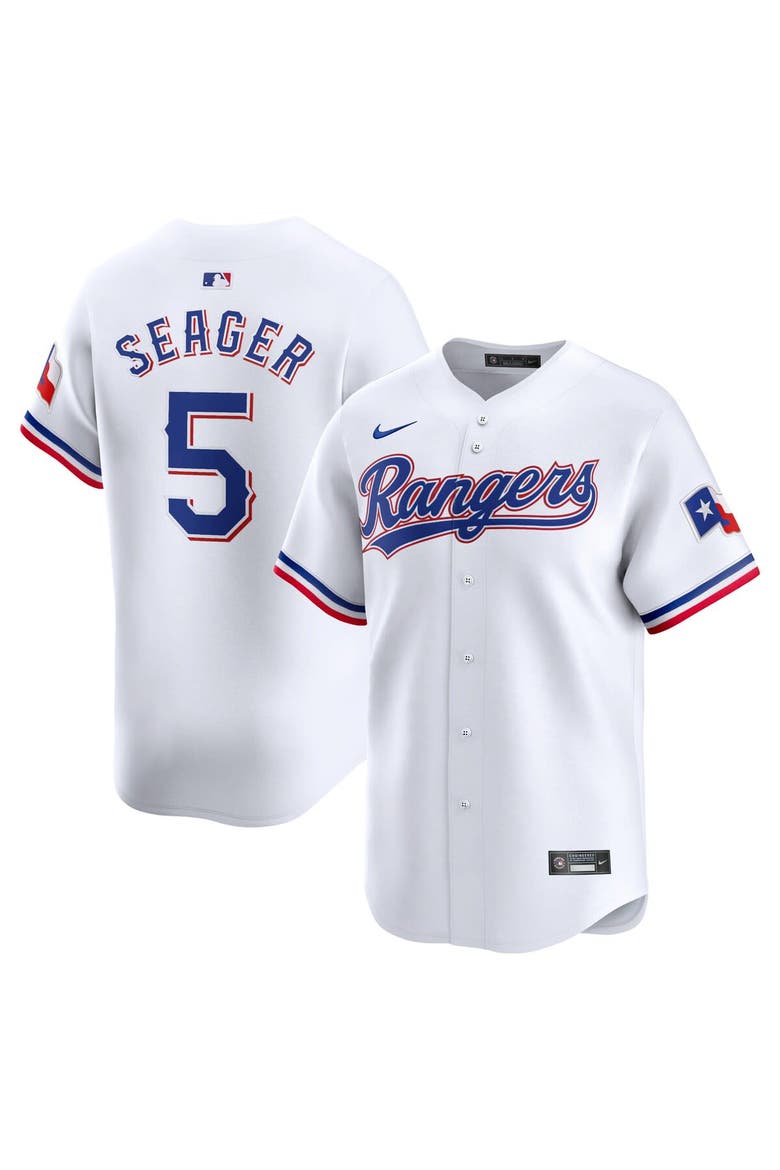 Men's Nike Corey Seager White Texas Rangers Home Limited Player Jersey, Main, color, White