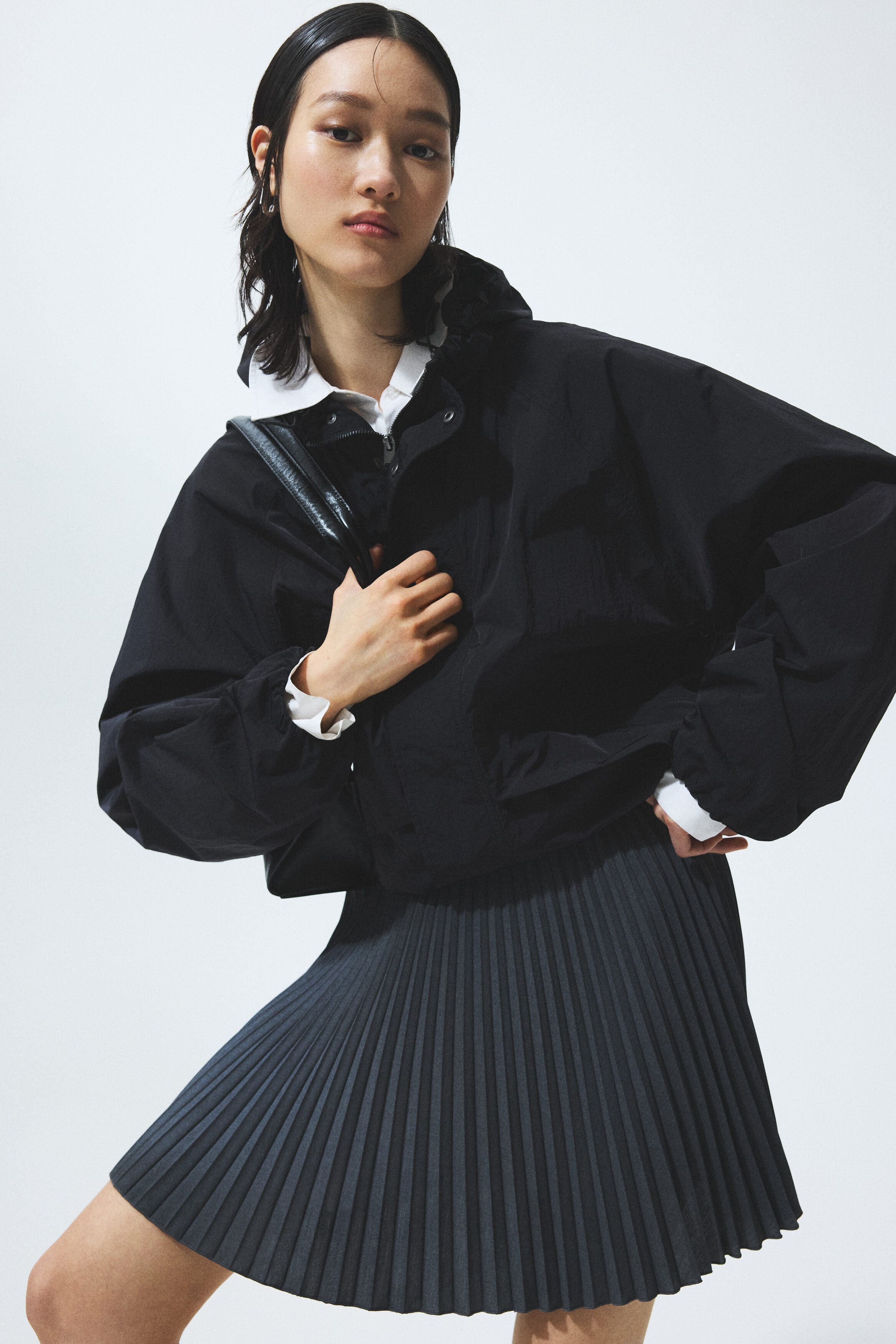 Pleated Mini Skirt - image 2