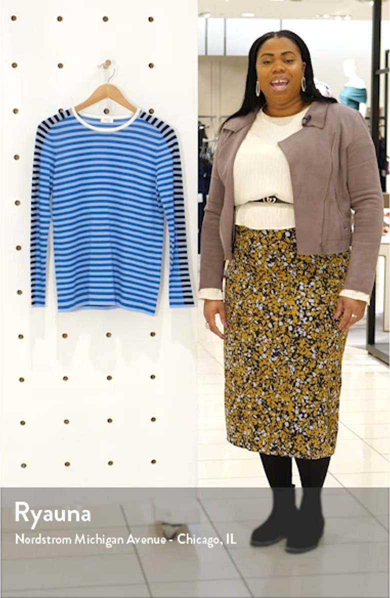 Multicolor Stripe Merino Wool Sweater, sales video thumbnail