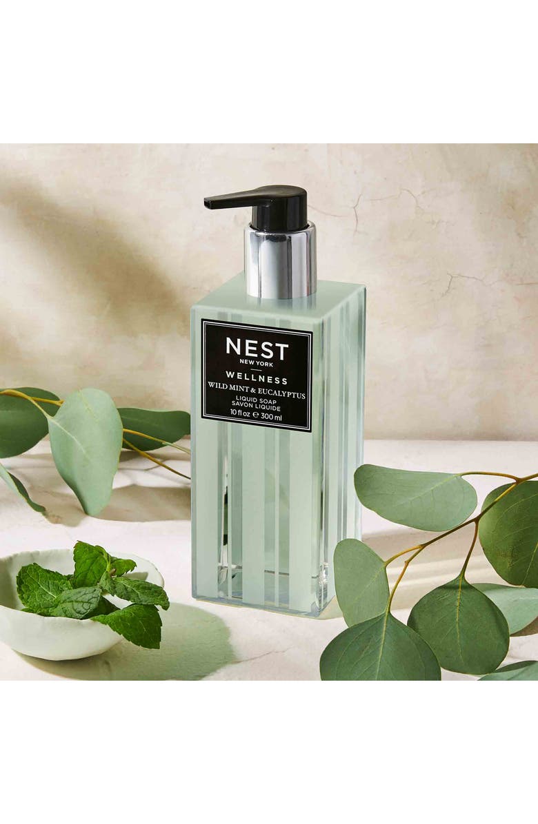 NEST New York Wild Mint & Eucalyptus Liquid Soap, Alternate, color, 