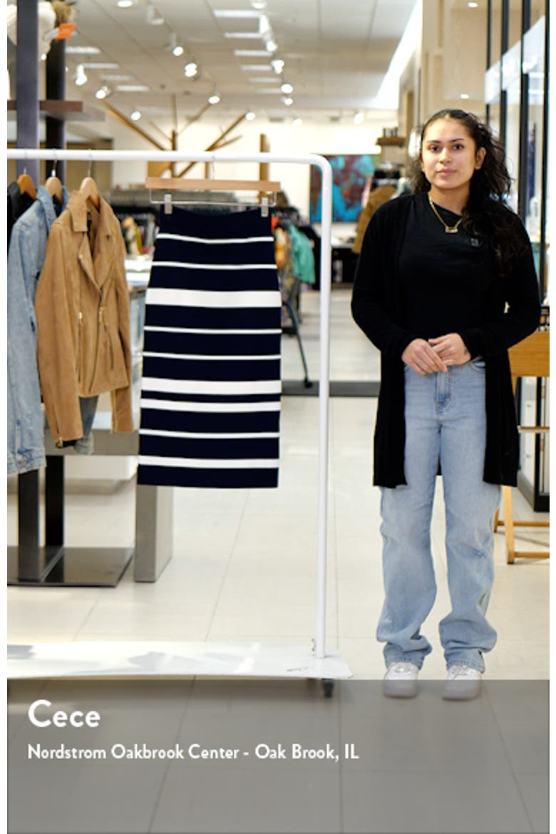 Emiliha Stripe Sweater Skirt video