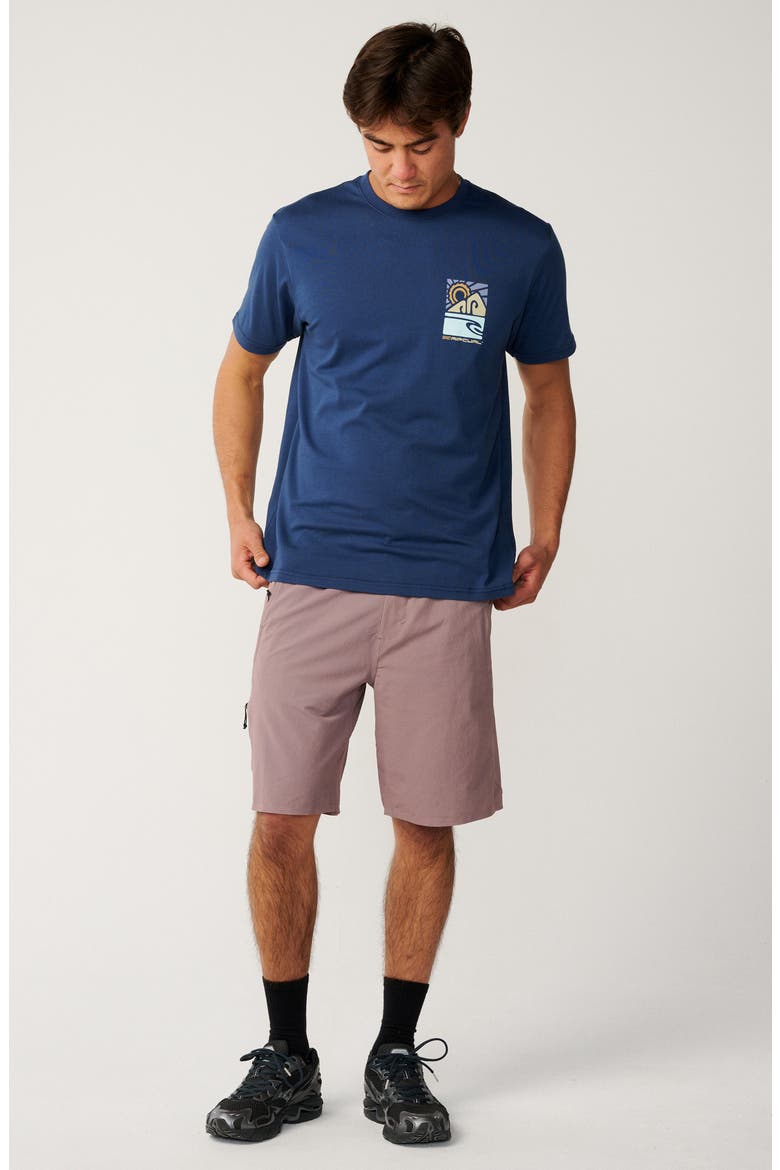 S-Series VaporCool Man Totem Relaxed Graphic T-Shirt, Alternate, color, LIGHT NAVY