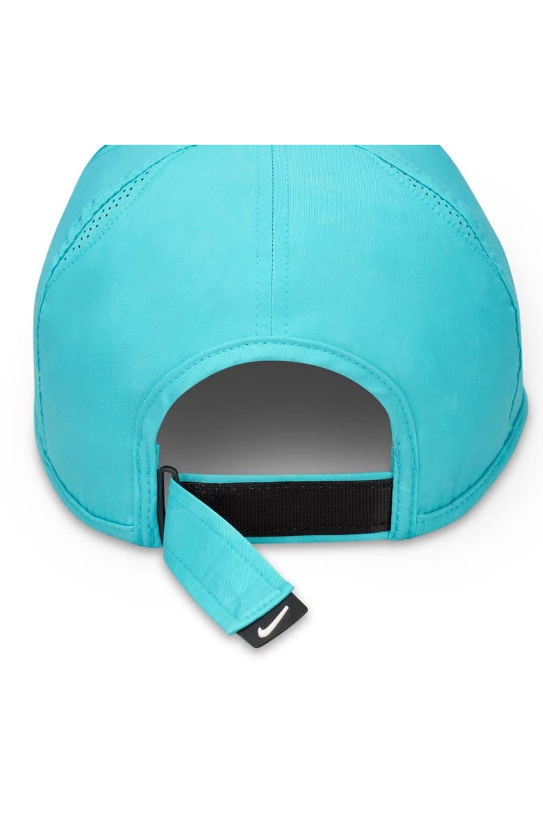 Nike Turquoise Featherlight Club Performance Adjustable Hat, Alternate, color,