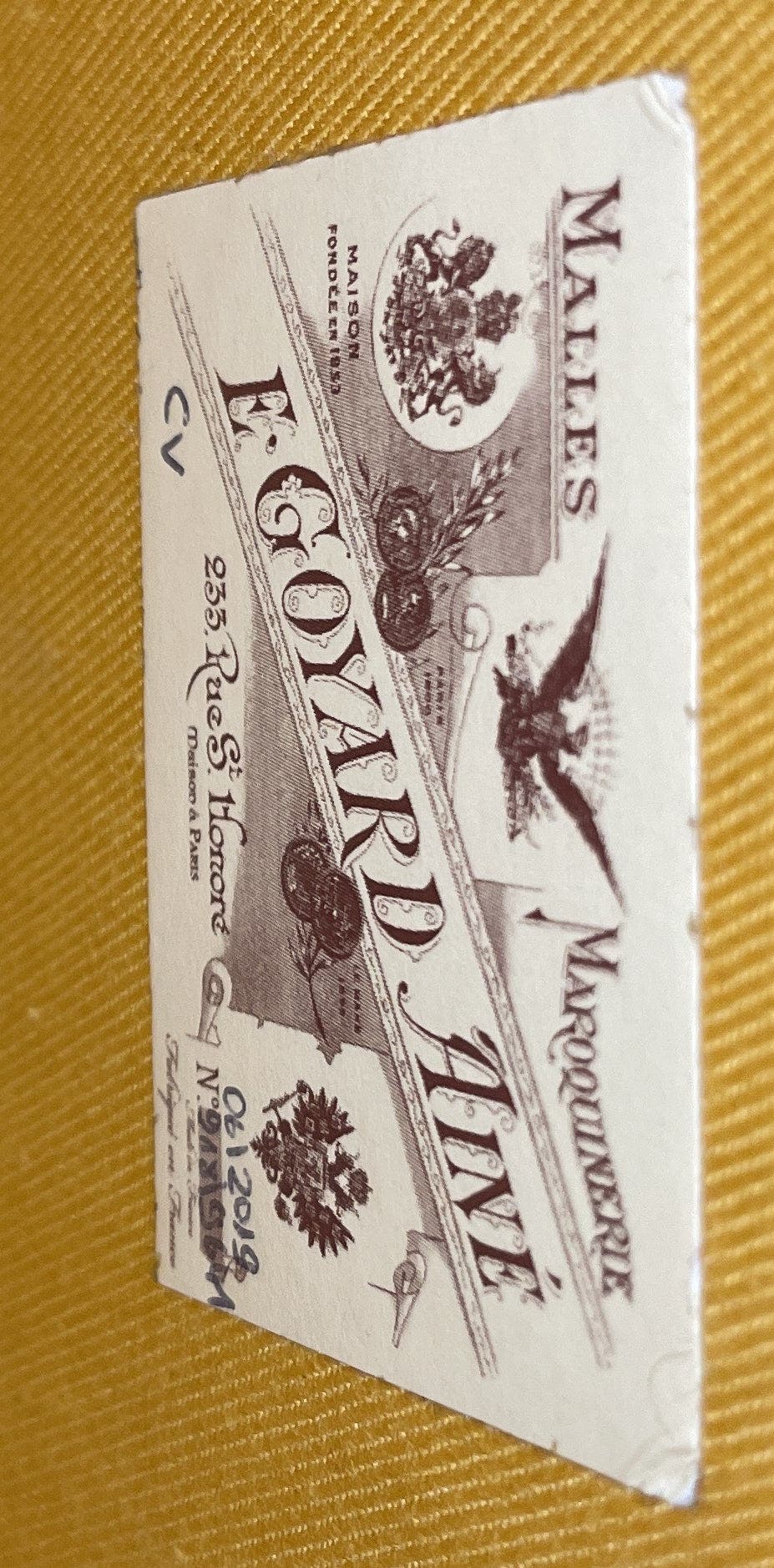 Pre-Owned Goyard Alto Hatbox Bag Coated Canvas, Alternate, color, Red