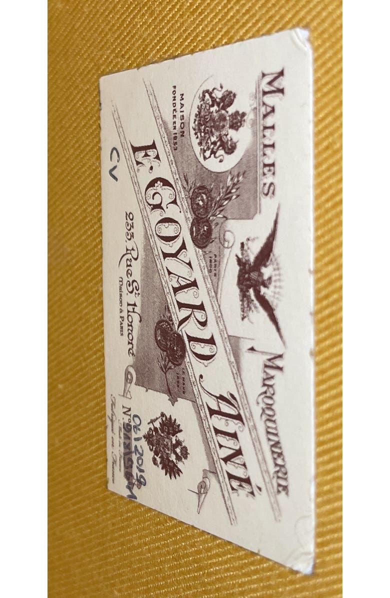 Pre-Owned Goyard Alto Hatbox Bag Coated Canvas, Alternate, color, Red