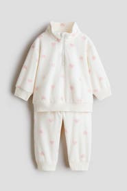 H&M 2-piece Printed Fleece Set