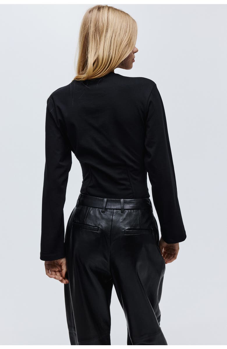 H&M Waisted Body, Alternate, color, Black