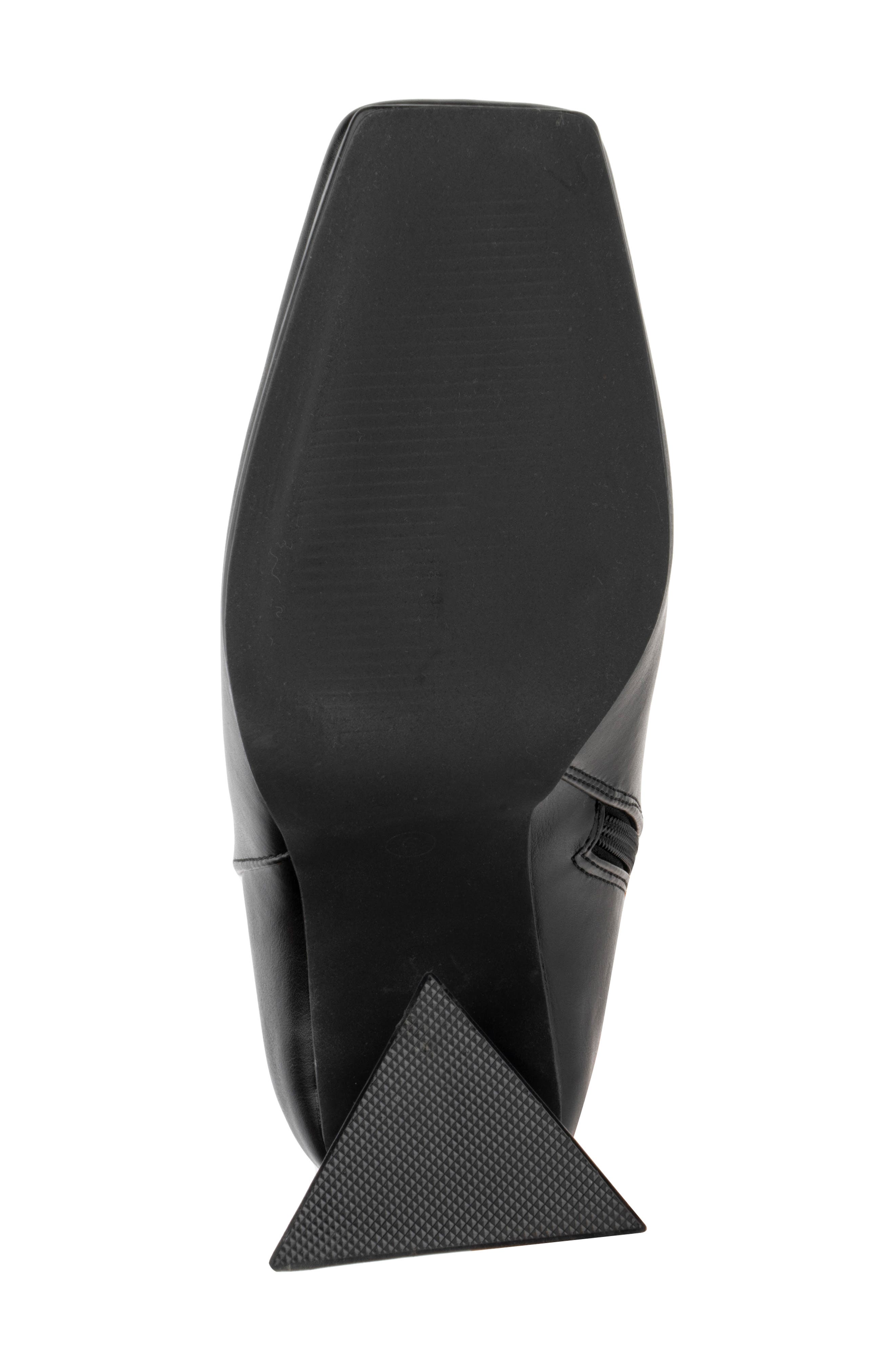 NEW YORK AND COMPANY Yolana Square Toe Bootie, Alternate, color, Black