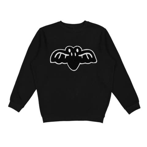 Bat Patch Halloween Sweatshirt