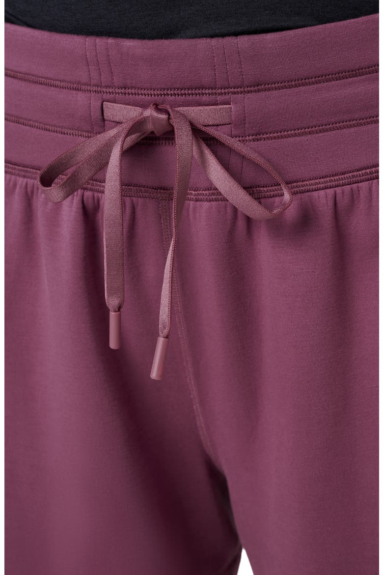 Skyloft Soft Drawstring Shorts, Alternate, color, DAMSON