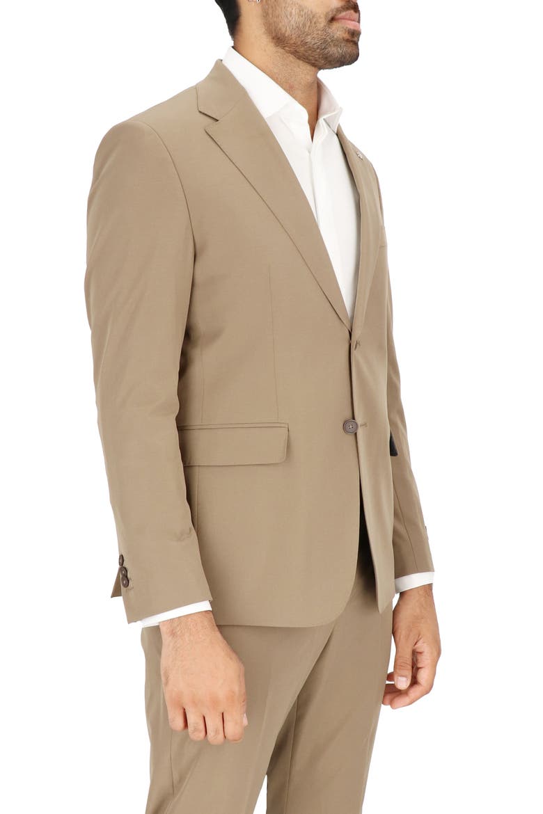 Traveler Tech Stretch Jacket - Suit Separate, Alternate, color, BRITISH KHAKI