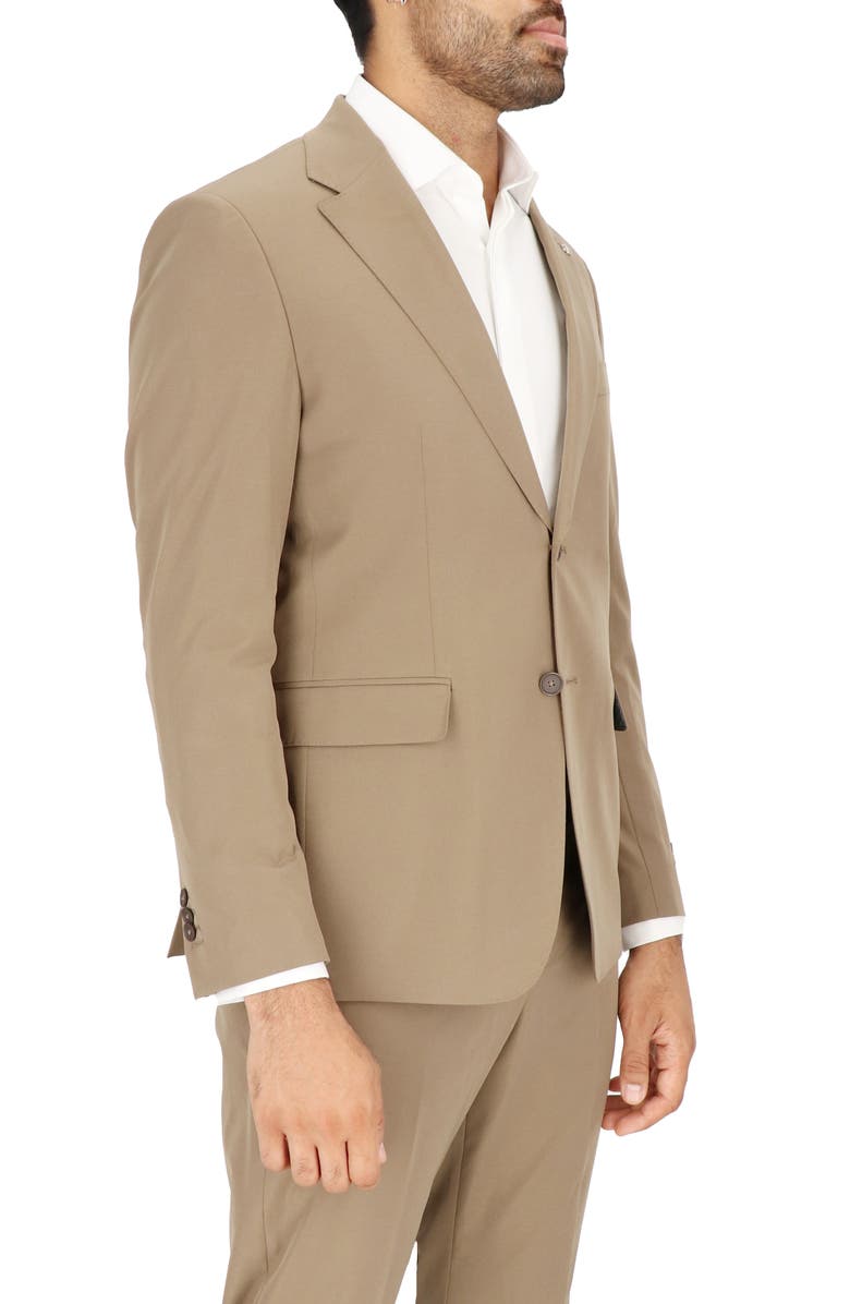 Scotch & Soda Traveler Tech Stretch Jacket - Suit Separate, Alternate, color, British Khaki