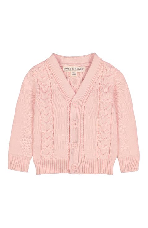 Baby Cable Knit Cardigan Sweater, Infant