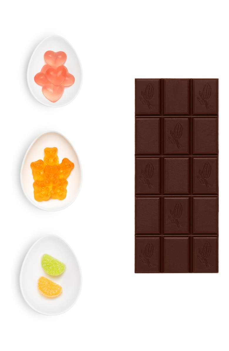 sugarfina Tropical Treats 3-Piece Bento Box & Coconut Dreams Candy Bar Set, Alternate, color, 