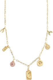 MARLYN SCHIFF Serena Charm Necklace