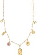 MARLYN SCHIFF Serena Charm Necklace