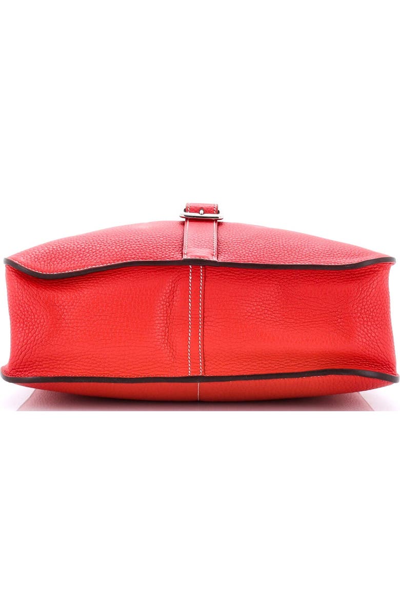Pre-Owned Hermes Halzan Bag Clemence 31, Alternate, color, Rouge Casaque