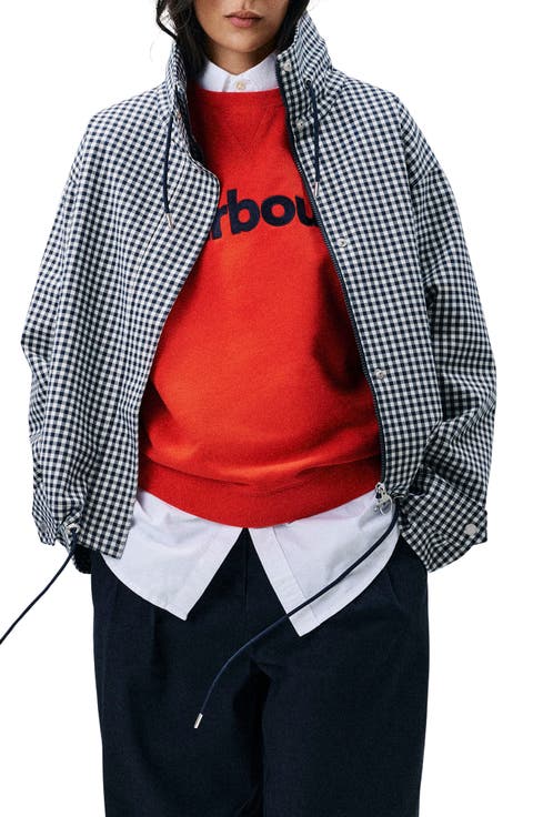 Bronwyn Showerproof Water Resistant Gingham Jacket