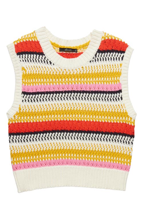 DELUC DELUC MOURA STRIPE SWEATER VEST 