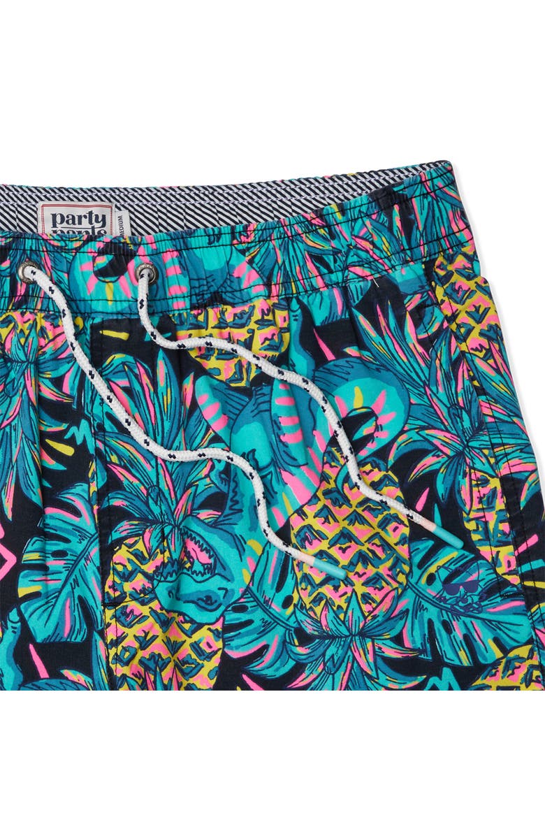 Party Pants Primal Pines Swim Trunks, Alternate, color,