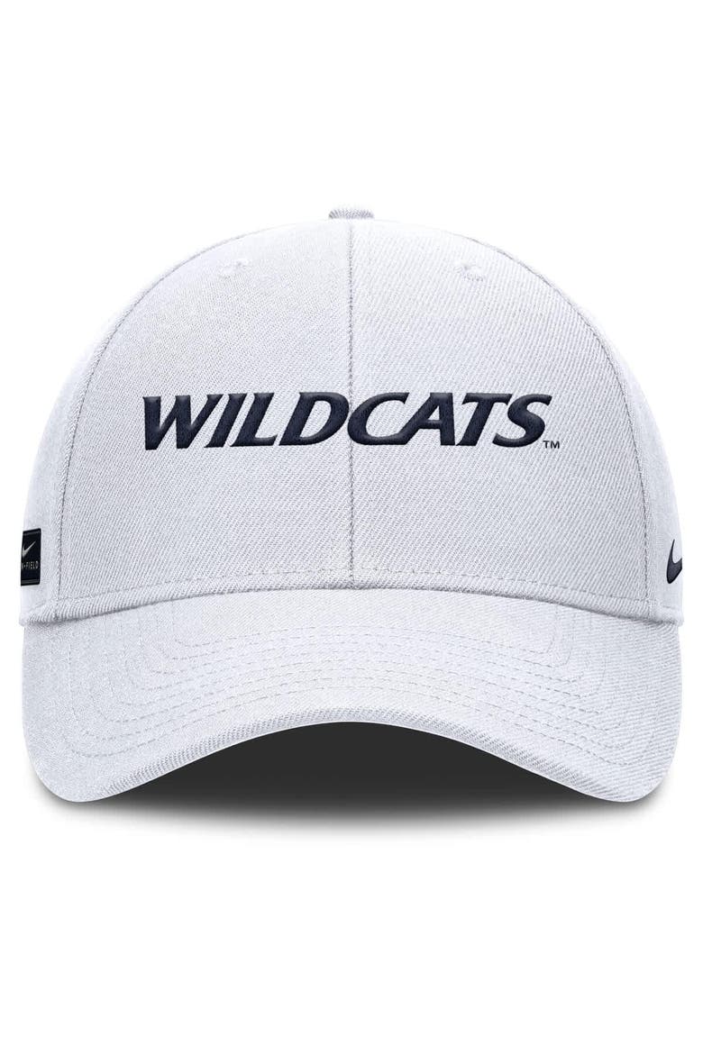 Men's Nike White Arizona Wildcats 2025 On-Field Rise Performance Adjustable Hat, Alternate, color, White