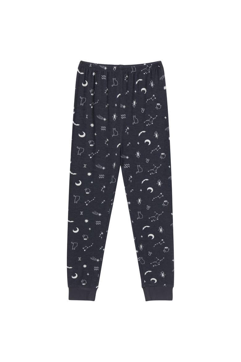 Hacci Sung Fit Footless Pajama Set, Alternate, color, Halloween Night