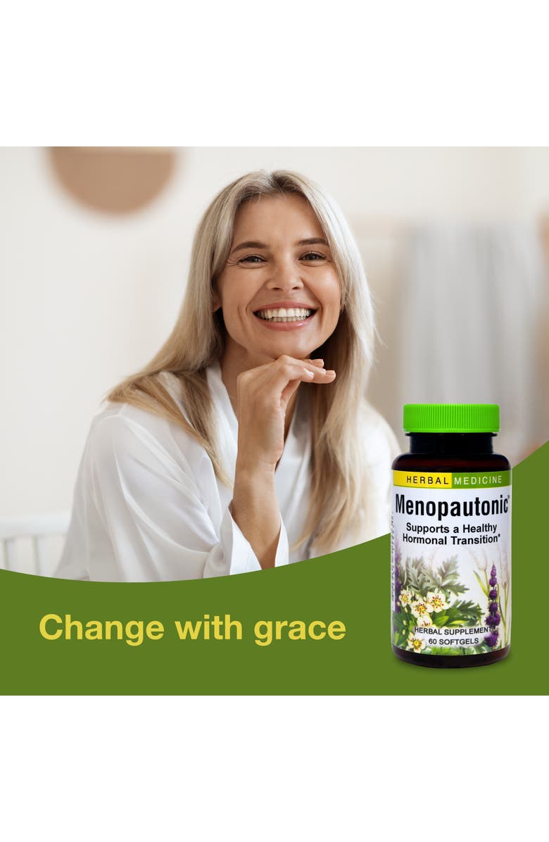 Herbs Etc. Menopautonic Herbal Menopause Support Softgels, 60 Count, Alternate, color, 