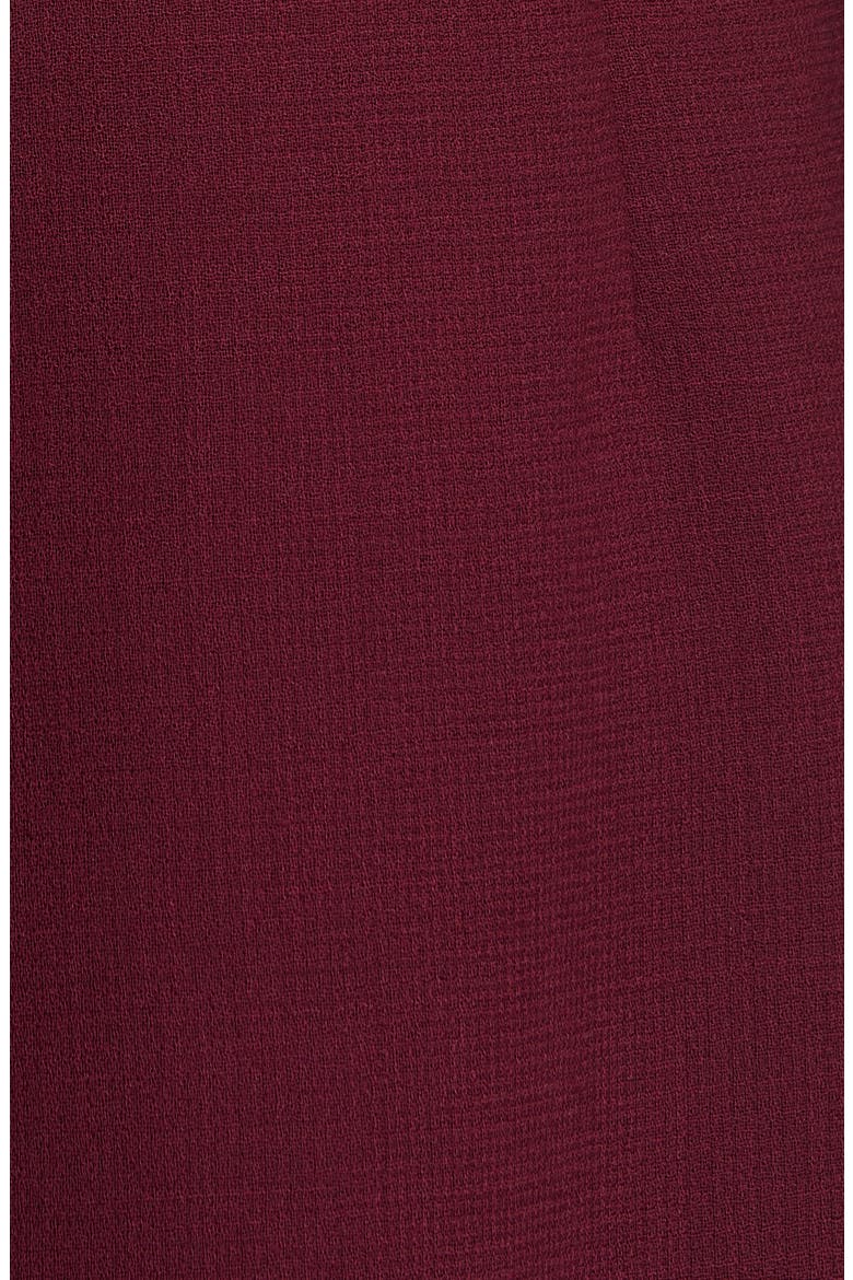 Russo Longline Wool Coat, Alternate, color, CABERNET