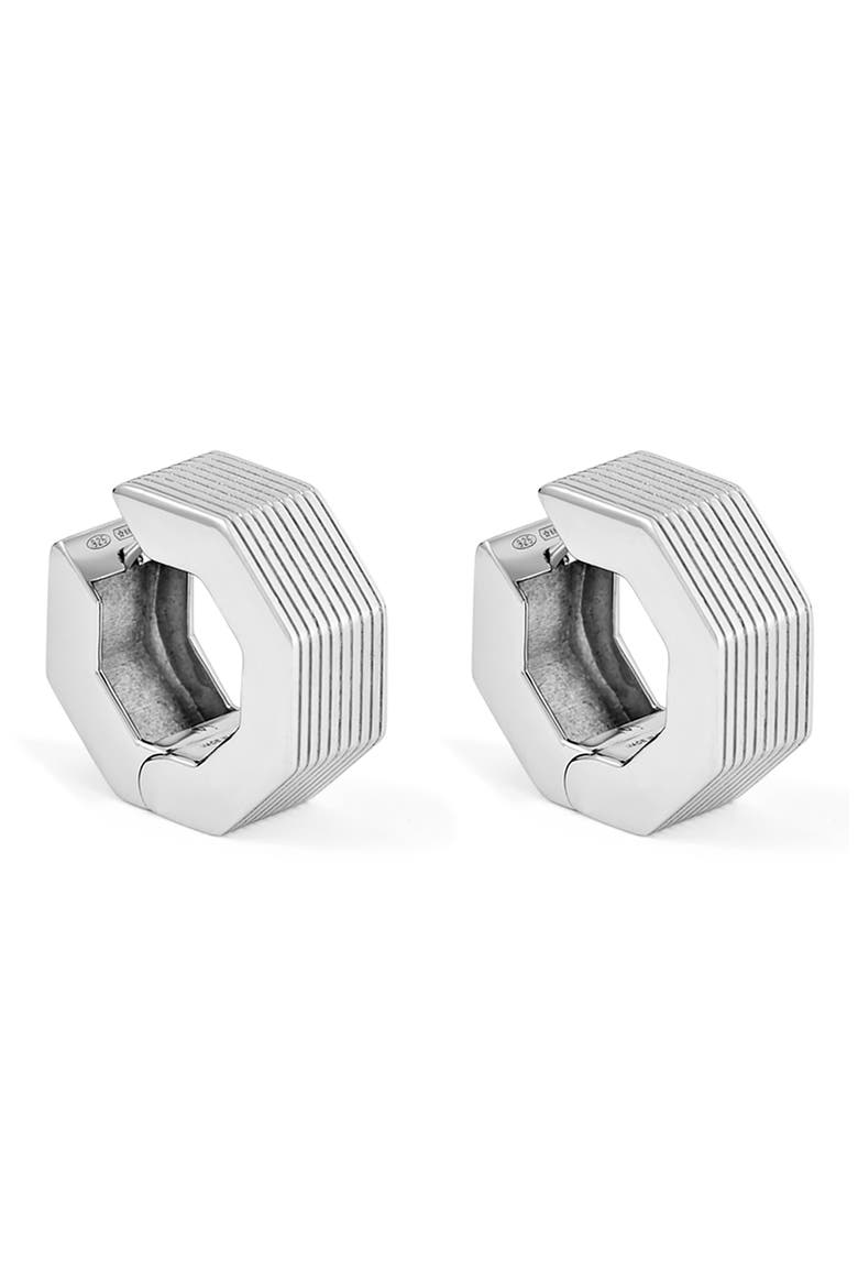 Small Aurelia Octagon Hoop Earrings video