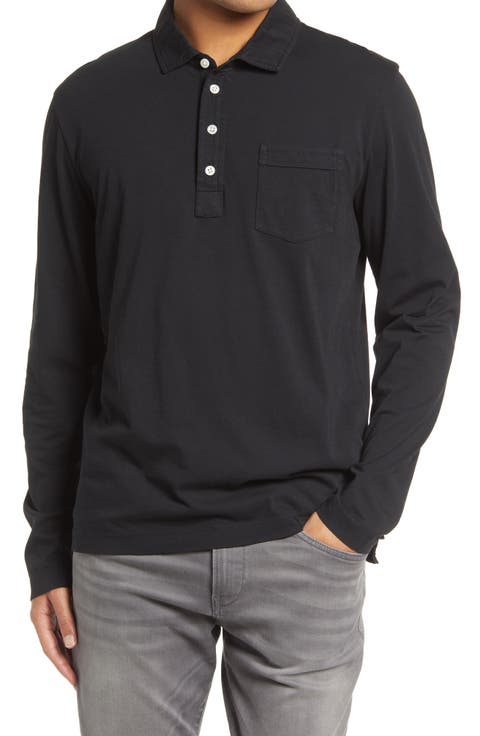 Pensacola Long Sleeve Organic Cotton Pocket Polo