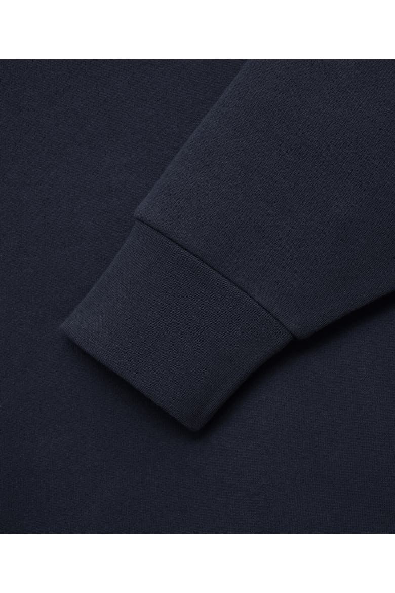 Fleece Hoodie, Alternate, color, Navy