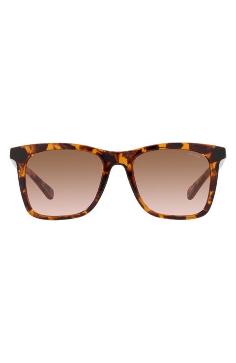 55mm Gradient Square Sunglasses