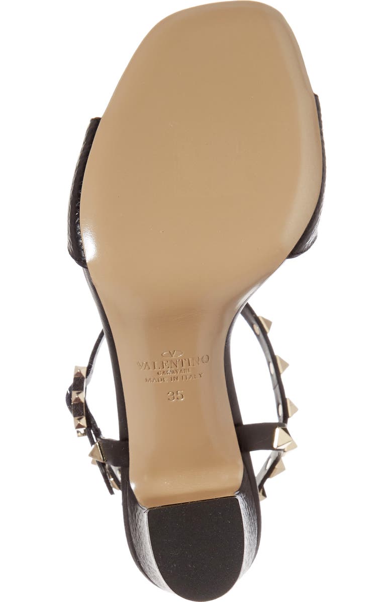 Valentino Garavani Rockstud T-Strap Sandal, Alternate, color,