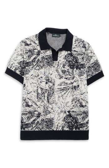 Rodd & Gunn Bowlers Creek Floral Jacquard Cotton Polo