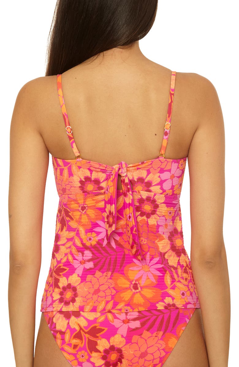 Becca Copacabana Tankini Top, Alternate, color, Pink Multi