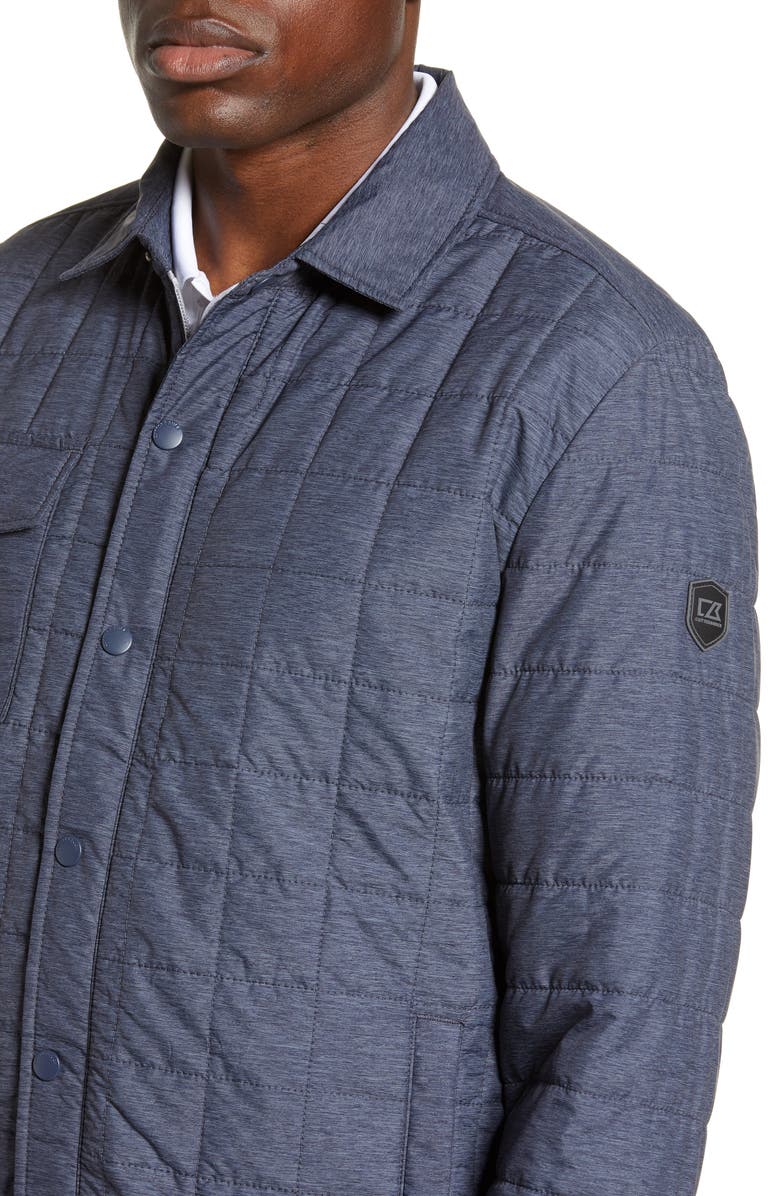 Cutter & Buck Rainier Primaloft<sup>®</sup> Shirt Jacket, Alternate, color, Anthracite Melange