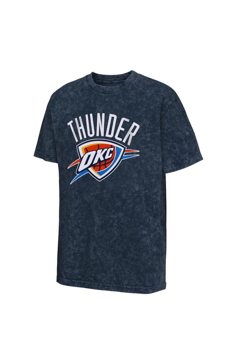 Outerstuff Youth  Navy Oklahoma City Thunder Rugged Defense T-Shirt, Alternate, color, 