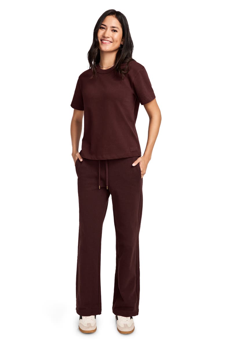 Women's The One and Only Heavyweight 100% Organic Cotton Pant, Alternate, color, Currant