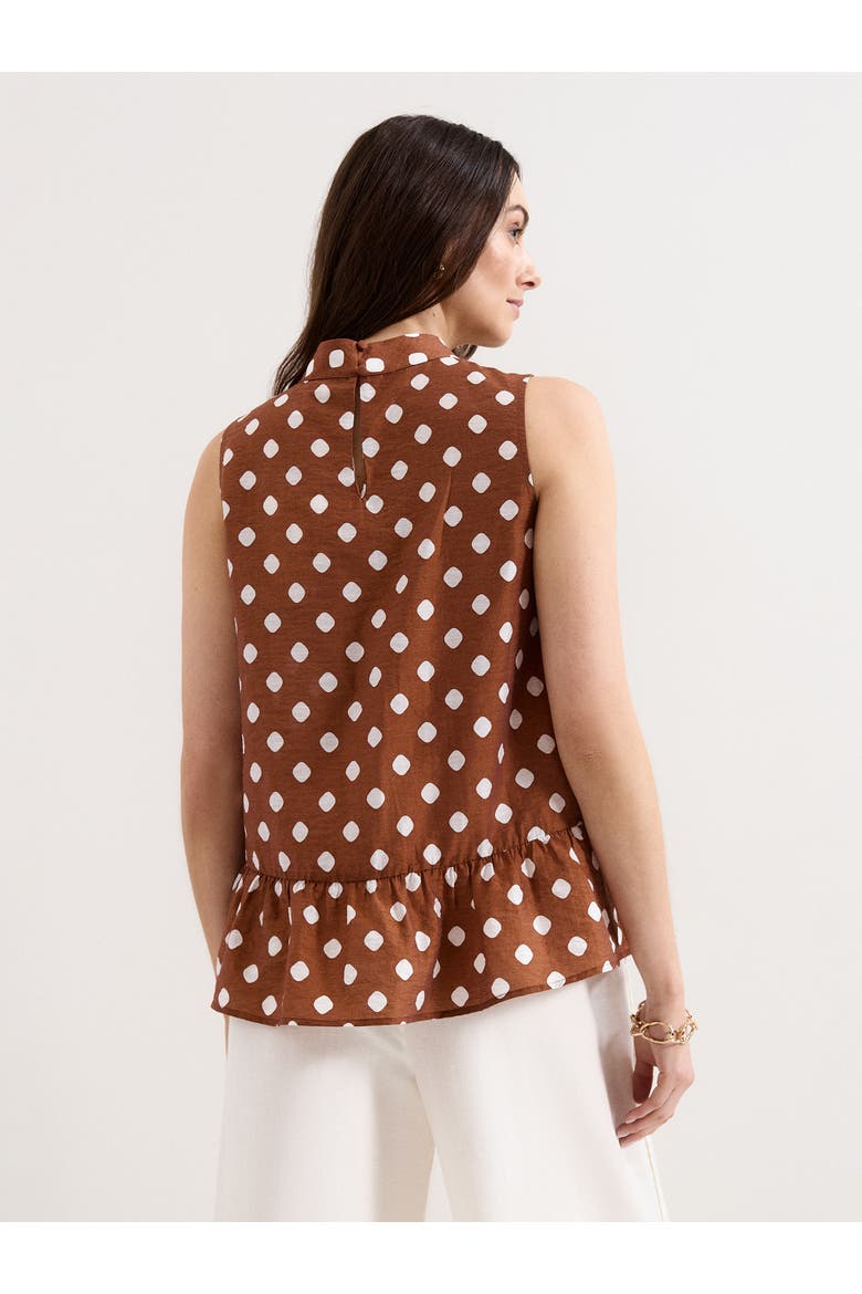 Indie Brown Blouse, Alternate, color, Brown