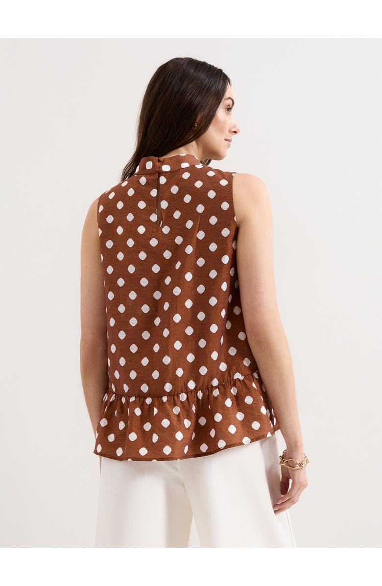Phase Eight Indie Brown Blouse, Alternate, color, Brown