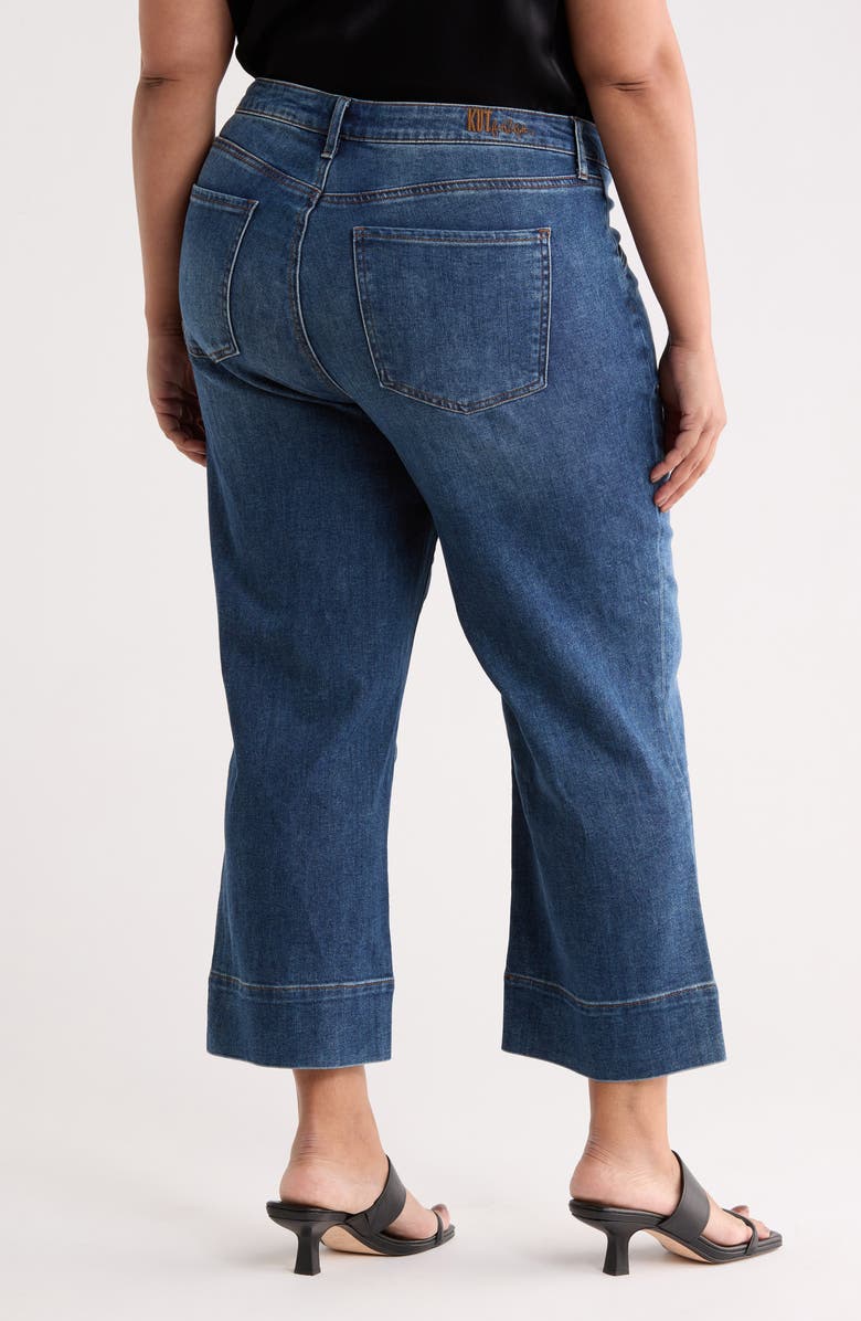 KUT from the Kloth Lucy High Waist Cropped Jeans, Alternate, color, Sunroots