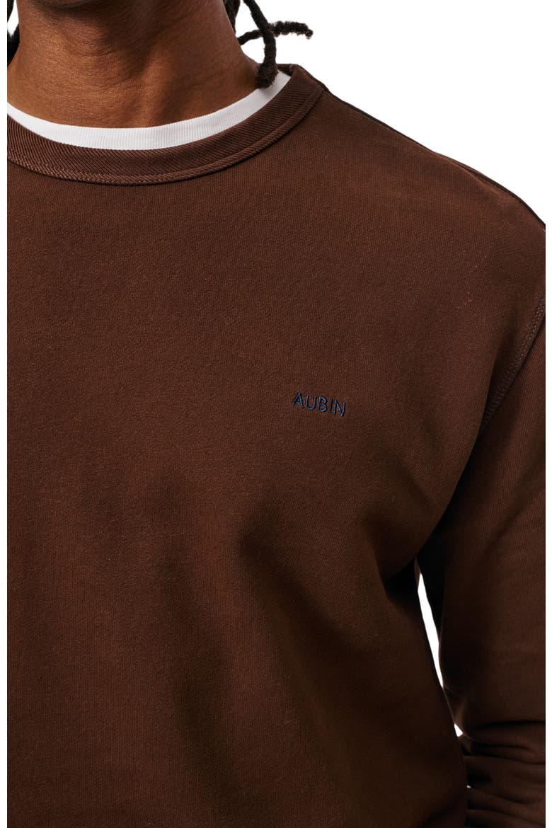 Vestry Crew Neck Sweatshirt, Alternate, color, Chocolate
