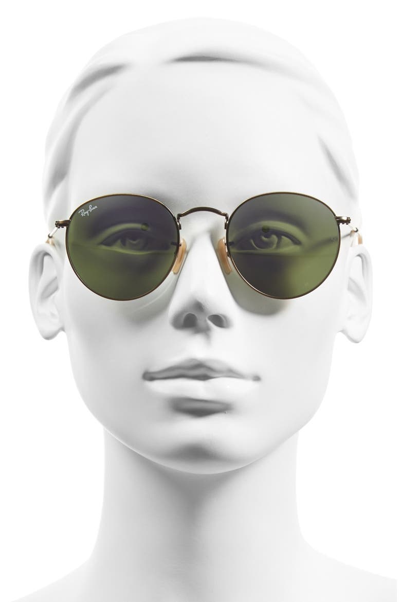 Icons 50mm Sunglasses, Alternate, color, BRONZE/ LAVENDER